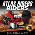 Pack Complet Atlas Riders - Gants + Cagoule + Lunettes